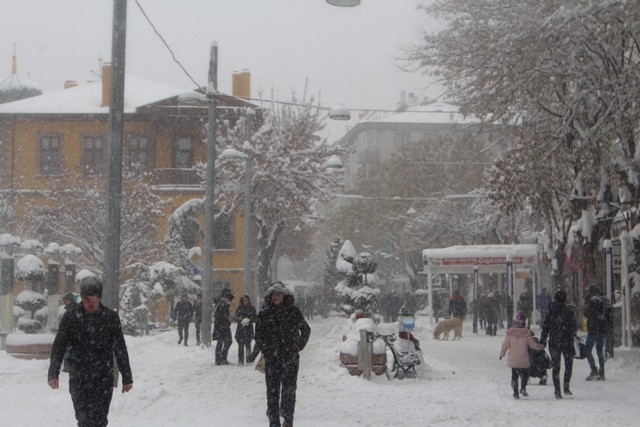 Konya’dan kar manzaraları 41