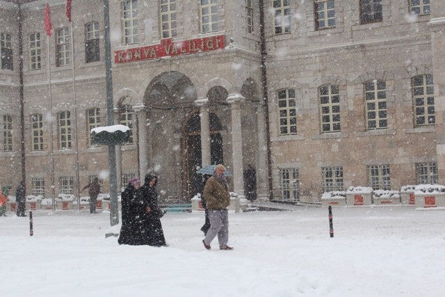 Konya’dan kar manzaraları 53