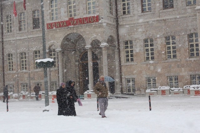 Konya’dan kar manzaraları 54