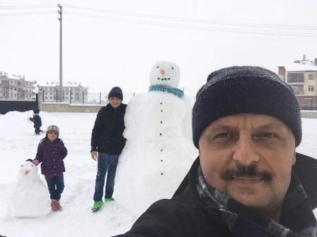 Konya'dan Kardan adam manzaraları 23