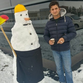 Konya'dan Kardan adam manzaraları 24