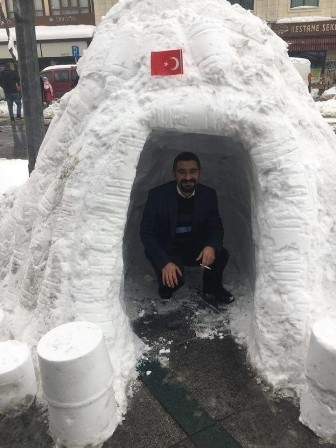 Konya'dan Kardan adam manzaraları 26