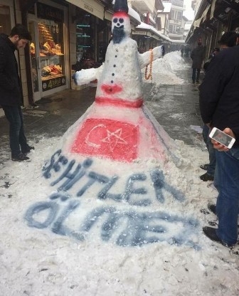 Konya'dan Kardan adam manzaraları 34