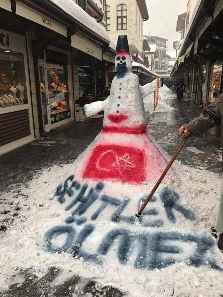 Konya'dan Kardan adam manzaraları 43