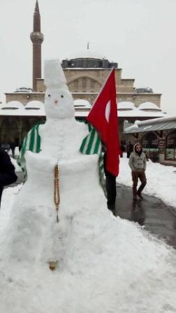 Konya'dan Kardan adam manzaraları 49