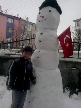 Konya'dan Kardan adam manzaraları 52