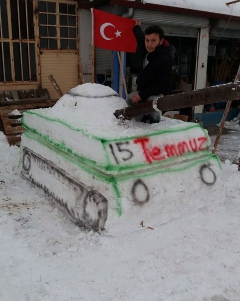 Konya'dan Kardan adam manzaraları 60