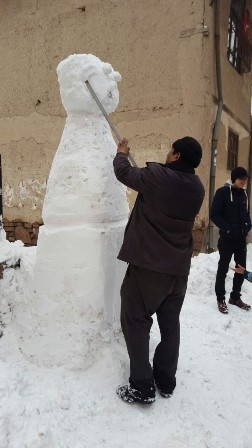 Konya'dan Kardan adam manzaraları 7