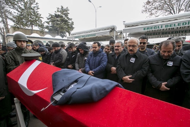 Şehit Uzman Çavuş Burak Boz toprağa verildi