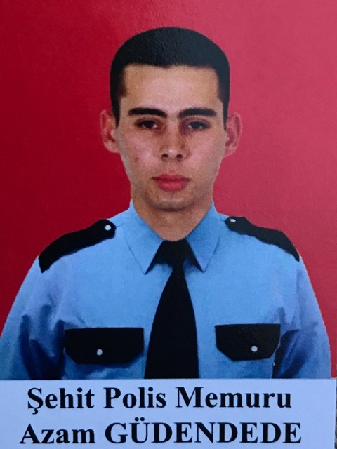 Şehit polis Azam Güdendede son yolculuğuna uğurlandı 17