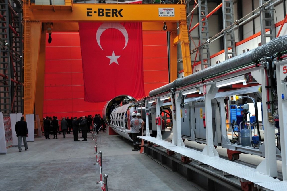 İlk yerli tünel açma makinesi tanıtıldı