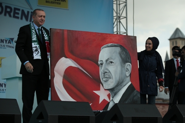 KONYA CUMHURBAŞKANI ERDOĞAN'I AĞIRLADI 13