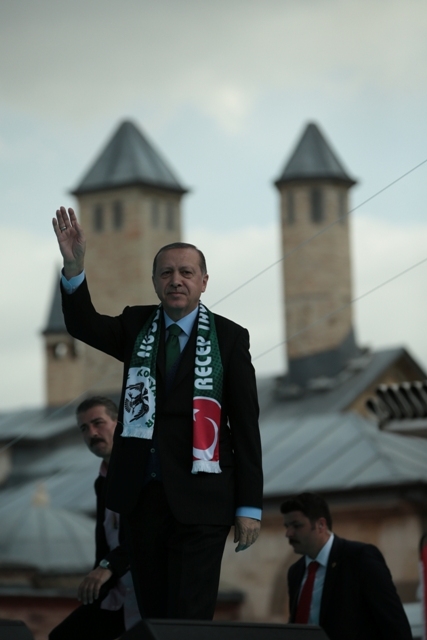 KONYA CUMHURBAŞKANI ERDOĞAN'I AĞIRLADI 15