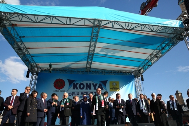 KONYA CUMHURBAŞKANI ERDOĞAN'I AĞIRLADI 22