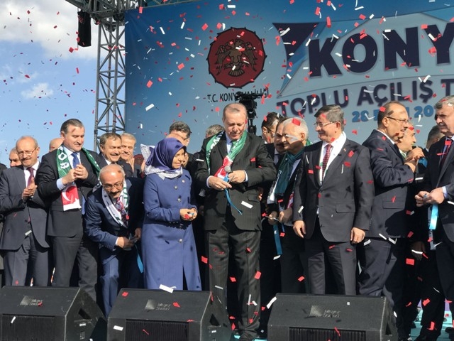 KONYA CUMHURBAŞKANI ERDOĞAN'I AĞIRLADI 70