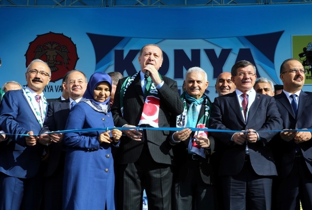 KONYA CUMHURBAŞKANI ERDOĞAN'I AĞIRLADI 72