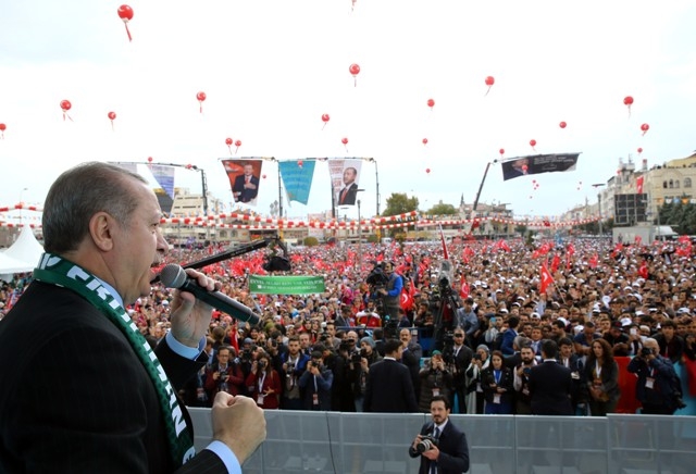 KONYA CUMHURBAŞKANI ERDOĞAN'I AĞIRLADI 80