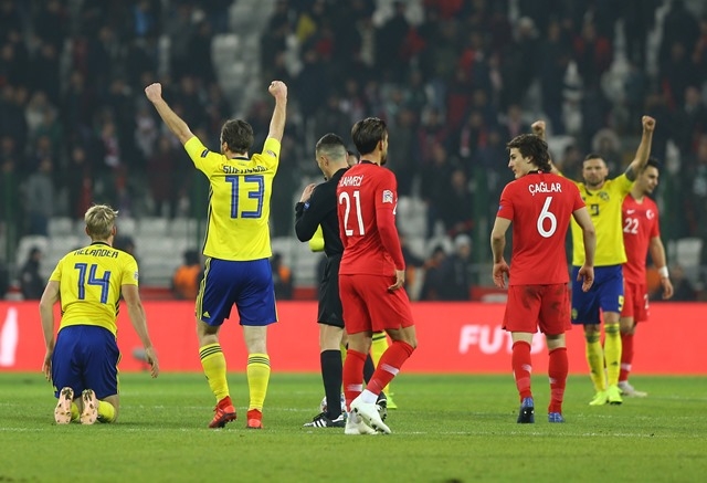 Türkiye: 0 - İsveç: 1 34