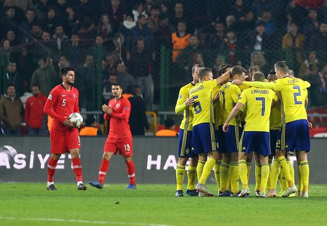 Türkiye: 0 - İsveç: 1 43