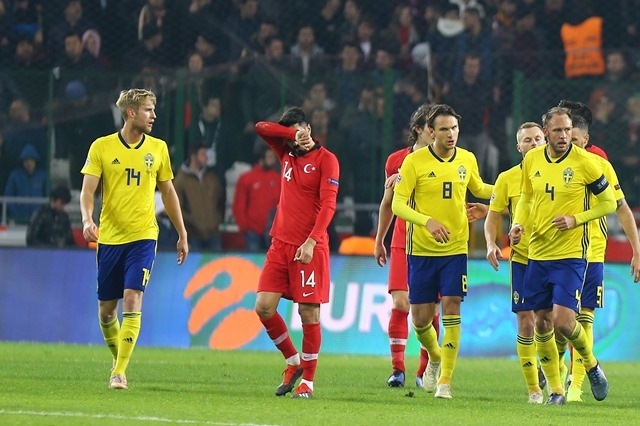 Türkiye: 0 - İsveç: 1 44