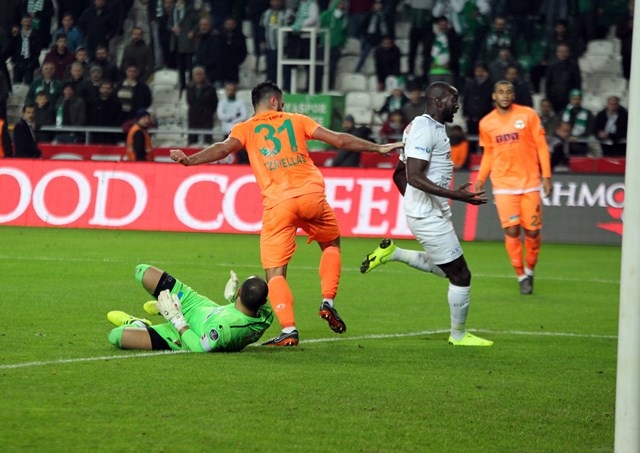 Atiker Konyaspor: 2 -  Aytemiz Alanyaspor: 0 53
