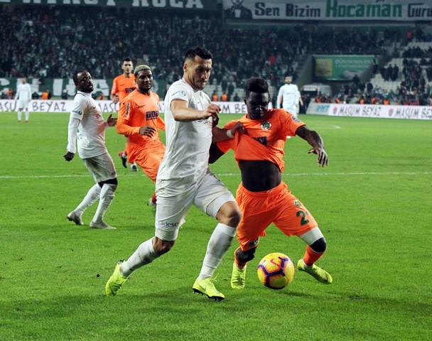 Atiker Konyaspor: 2 -  Aytemiz Alanyaspor: 0 55