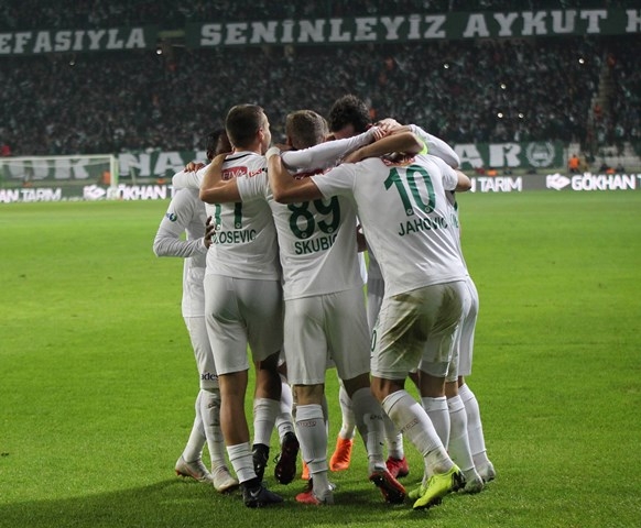 Atiker Konyaspor: 2 -  Aytemiz Alanyaspor: 0 58