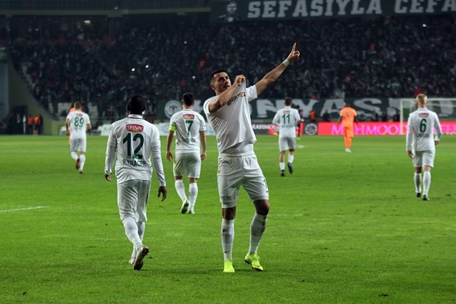 Atiker Konyaspor: 2 -  Aytemiz Alanyaspor: 0 59