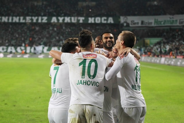Atiker Konyaspor: 2 -  Aytemiz Alanyaspor: 0 66