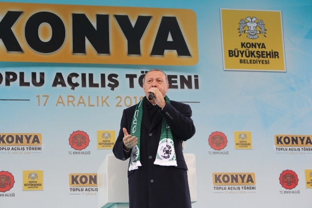 Erdoğan Konya'da toplu açılış töreninde konuştu 34