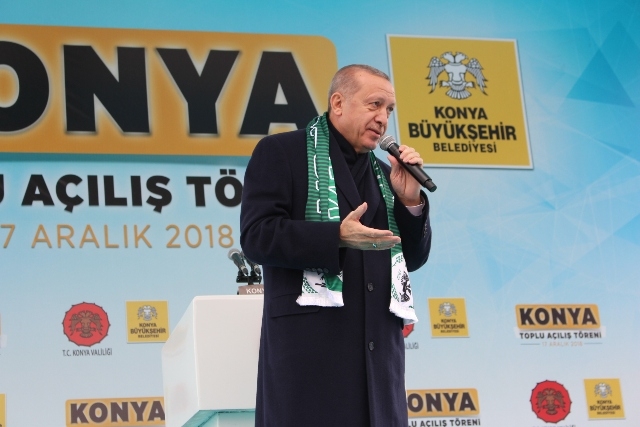 Erdoğan Konya'da toplu açılış töreninde konuştu 38