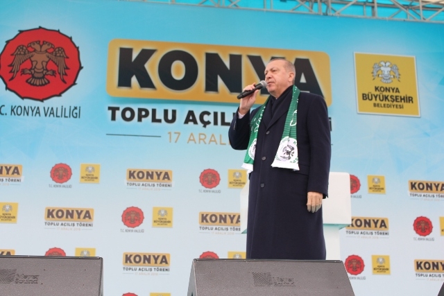 Erdoğan Konya'da toplu açılış töreninde konuştu 42