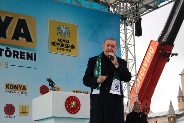Erdoğan Konya'da toplu açılış töreninde konuştu 51