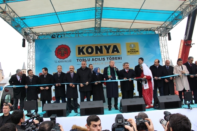 Erdoğan Konya'da toplu açılış töreninde konuştu 54
