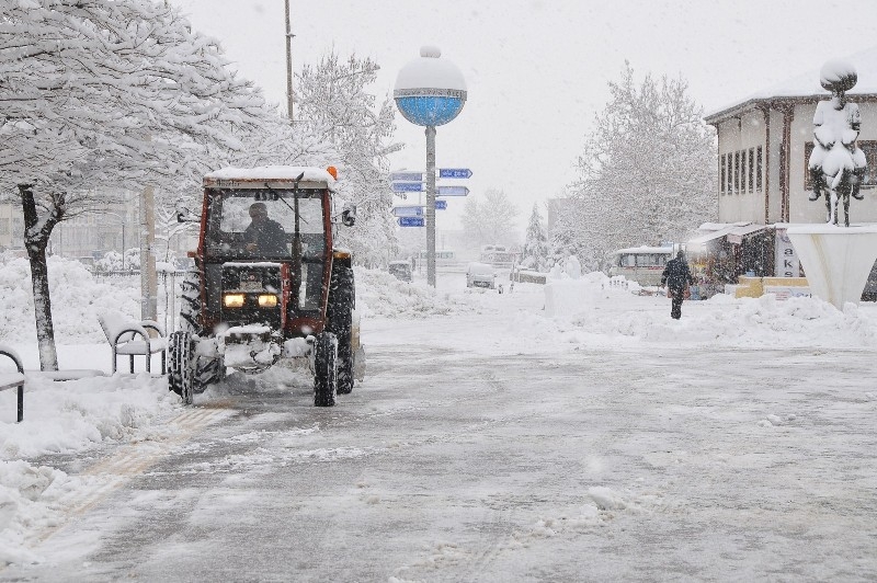 Konya'dan kar manzaraları 12
