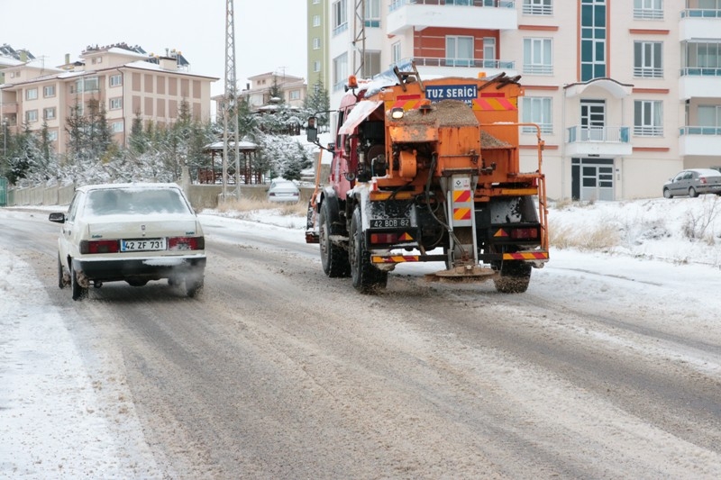 Konya'dan kar manzaraları 23