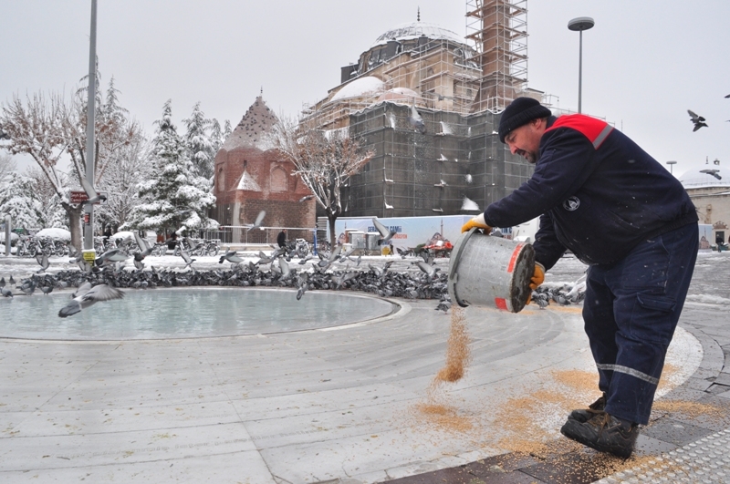 Konya'dan kar manzaraları 35