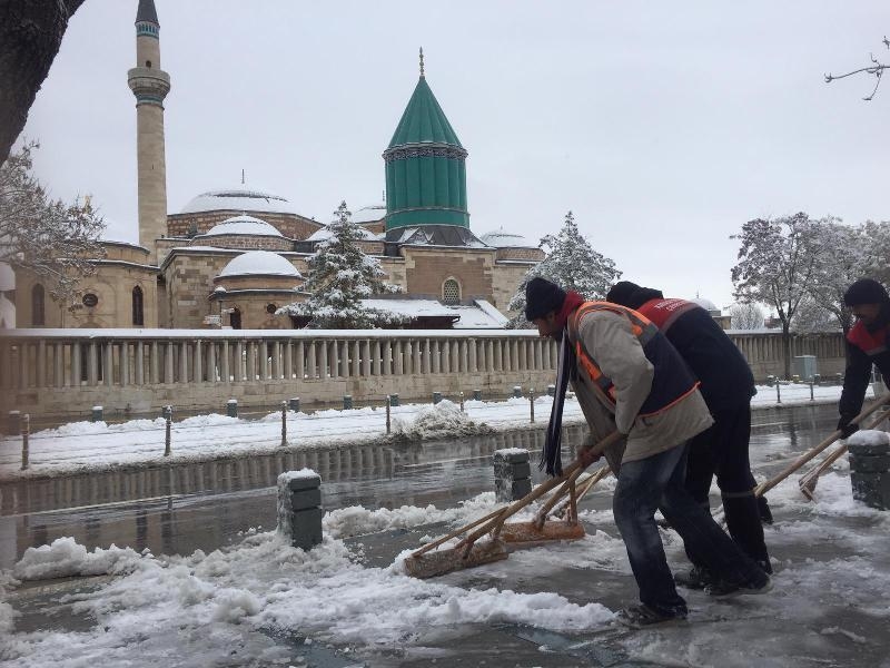 Konya'dan kar manzaraları 37