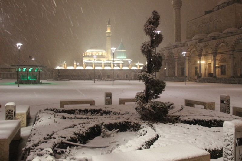 Konya'dan kar manzaraları 43