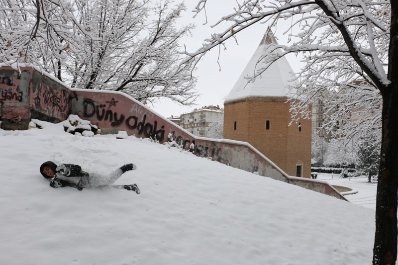 Konya'dan kar manzaraları 44