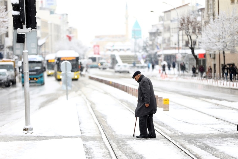 Konya'dan kar manzaraları 51