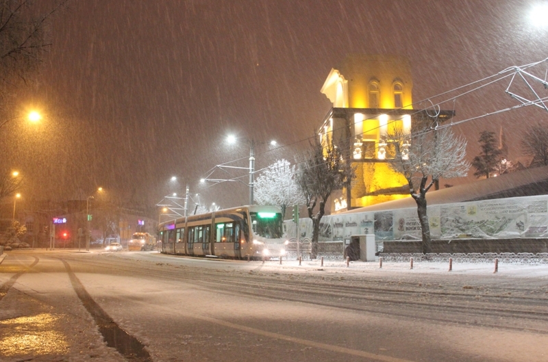 Konya'dan kar manzaraları