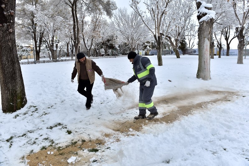 Konya'dan kar manzaraları 9