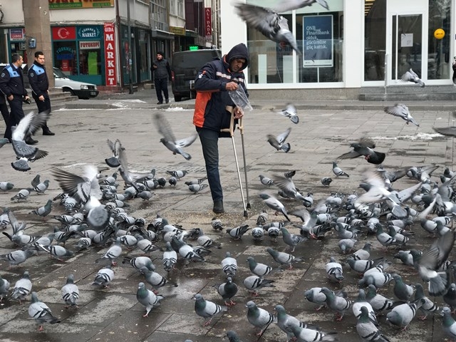 Konya'da kar manzarası havadan görüntülendi 6