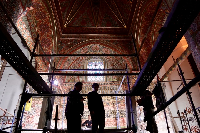Mevlana Müzesi'nde "500 yıllık süslemeler" ortaya çıkarıl