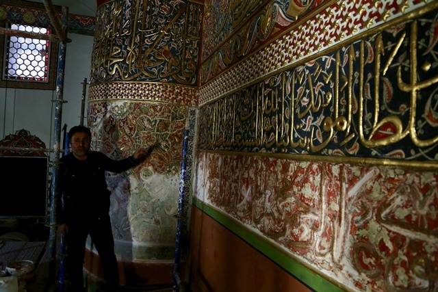 Mevlana Müzesi'nde "500 yıllık süslemeler" ortaya çıkarıl