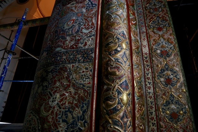 Mevlana Müzesi'nde "500 yıllık süslemeler" ortaya çıkarıl 4