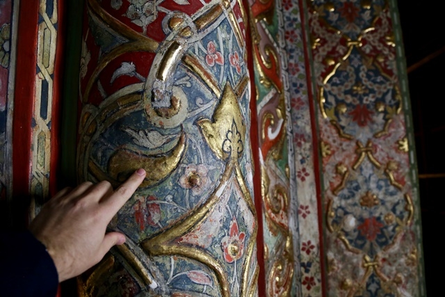 Mevlana Müzesi'nde "500 yıllık süslemeler" ortaya çıkarıl 7
