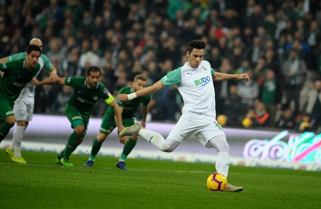 Bursaspor: 0 - Atiker Konyaspor: 0 55
