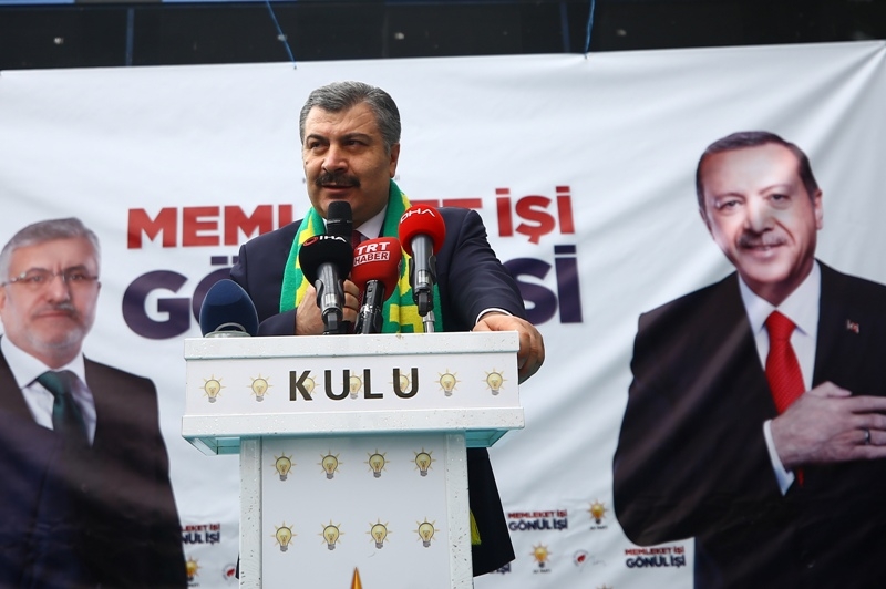 Sağlık Bakanı Fahrettin Koca memleketi Konya'da 1
